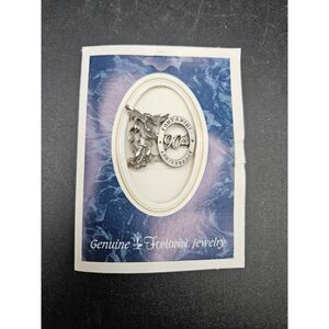 Vintage Fontanini 90th Anniversary Pin 1996 Roman Inc. Angel